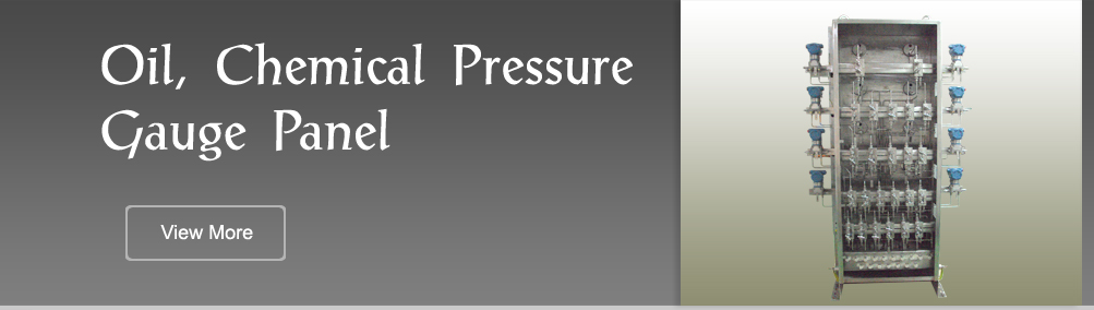 Chemical Pressure Gauge Panel