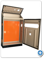 Enclosure of top & front door