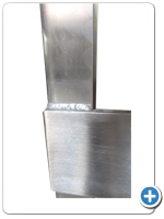 Stainless steel welding finish